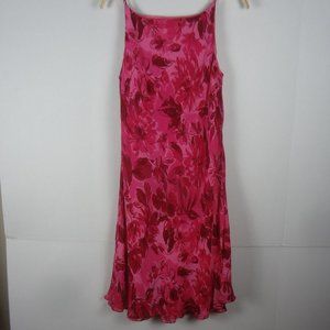 Jones Wear Pink Floral Barbie Viscose Dress